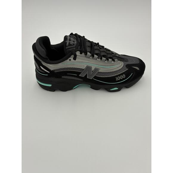 New Balance 1000 JD Exclusive M1000JR Black Teal Gray Men's Mesh Sneakers - Picture 8 of 9